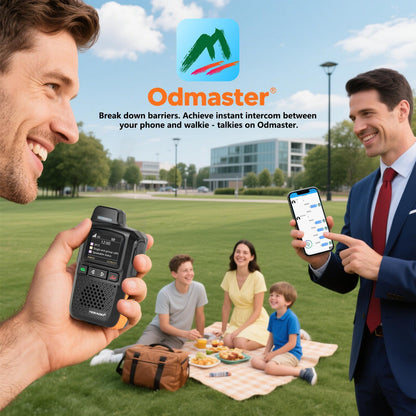 TIDRADIO M13 Global Walkie Talkie 5000km Long Rang Global PPT Walkie-Talkie with SIM Card 1 Year Free Data Service Transnational POC Radio, Transnational Communication, Emergency Radio, Durable Construction, Portable Device,