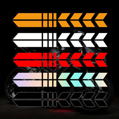 Nighttime Reflective Warning Sticker for Electric Bikes, Motorcycles, and Cars - Waterproof, Sunproof, Self-Adhesive Label