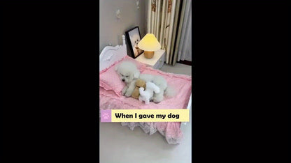 New Smart AI Robot Dog - My Intelligent Lifelike Robotic Pup Behaves Just Like A Real Dog. This Interactive Plush Robot Dog Is Perfect For Adults, Featuring Walking, Barking And Tail Wagging Functions. Ideal For Pet Enthusias