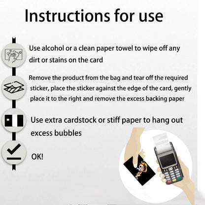 Brand 1 Set/2 Sheets, 2025 New One Piece Luffy Design - PVC Material Stickers, Suitable for Traffic, Keys, Credit Cards, Debit Cards, Card Protective Film, Bubble-Free, Privacy Protection Ultra-Thin, Matte Texture, Digital Pr