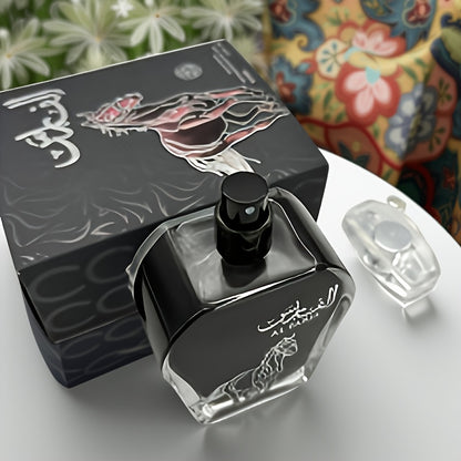 AL FARIS Black Mustang, Men's Perfume In The Middle East Of Dubai, Arabia, Men's Cologne, Men's Eau De Toilette, Men's Clear Perfume, Lasting Good Smell, 3.4oz, Fragrance Rate 18% -25%, Oriental Tone, Increase Male Fremont, A