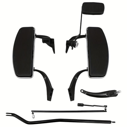 Complete Kit for Floorboards And Foot Pedals Compatible with for harley Dyna FXD Models from 2006 to 2017