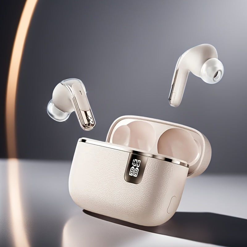 TWS Wireless Headphones Headphones Earbuds - Unrivaled true wireless freedom ergonomic design for ultimate comfort HIFI sound with Bass, ACC Stereo HD Calling and - Compatible with Android and iPhone, ideal for sports and mus
