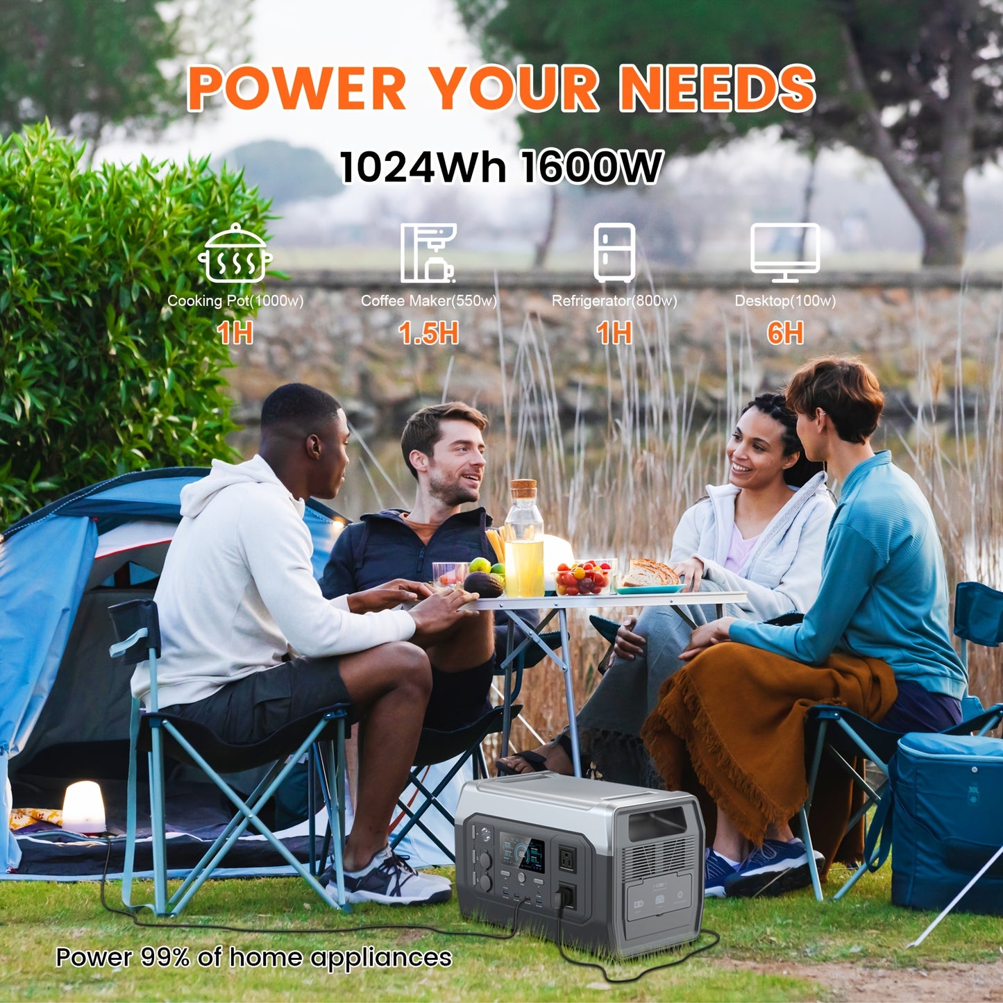 100W Solarpanels Without Bag And Generator/320, 000mAh Power Bank. LiFePO4 Battery UPS, Multi-connector, Durable And Compact Design-portable Camping, Outdoor Charging, Reliable Power Support, Essential for RV Travel, Christma