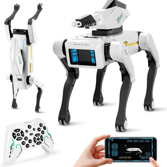 2025 New Robot Dog - Interactive STEM Pet with Voice Control, 30+ Actions & APP Programming, Durable Design for Kids Age 3+ (Compatible with iOS/ Android),  Modern Robotics, Highquality Build, Young Learners