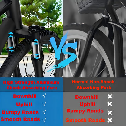 26" Men Electric Mountain Bike for Adults: 36V 374Wh Removable Battery, 500W Peak Motor, 21-speed Electric Bicycle, Up to 50 Miles, Men Electric Bicycle, Exercise Cheap Ebike,, Input 100-240V for Charger FY-4202000, Applicabl