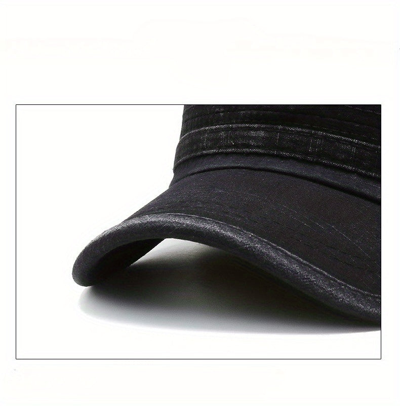 Two Men'S Outdoor Flat Caps, Spring And Autumn Baseball Hats, Casual Flat Caps, Duckbill Hats - Adjustable Trucker Hats