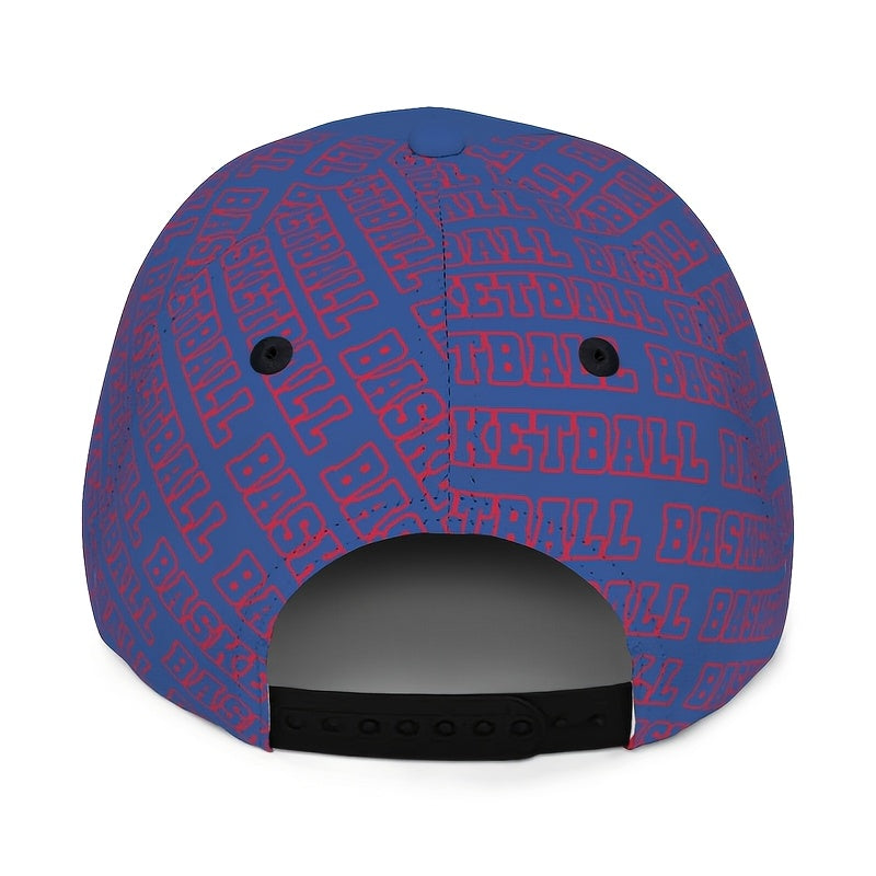 Detroit Basketball Graffiti Cap for Men & Women - Adjustable Snapback Baseball Hat with Iconic Print, Lightweight Suitable for All Seasons, Outdoor Travel, Beach Parties, Spring/Autumn Casual Wear,