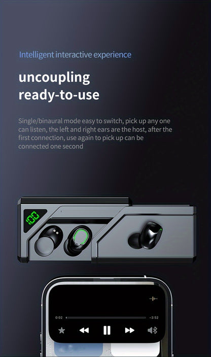 Soeleane Wireless Headphones Earphone