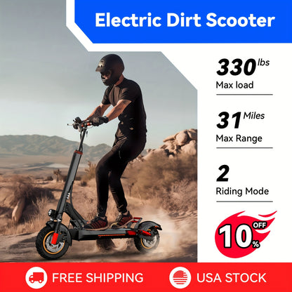 Aoniu M4 Electric Scooter for Adults with Seat Fast 25-30 Speed Off Road Heavy Duty 300 Lbs 10 Inch Foldable E Scooter Mobility Folding Bike for Men 30 to 40 Miles Long Range E Scooters