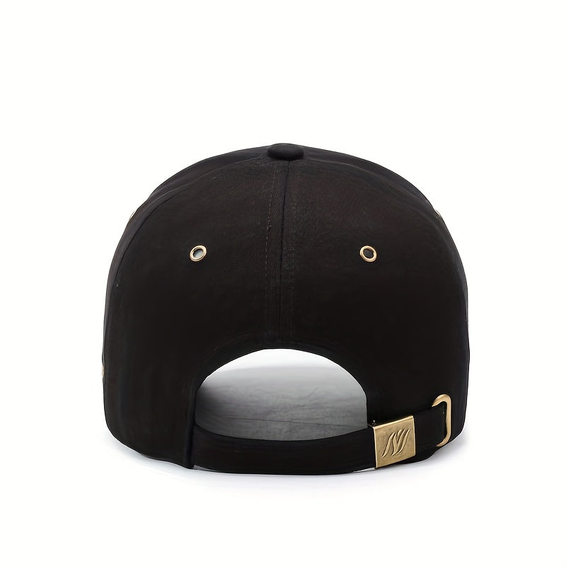 Women's Handmade 3D Embroidered Logo Baseball - Adjustable Snap Closure Sun Hat with Golden/Beige/Navy/Vibrant Color Threads, Lightweight All-Season Outdoor Fishing & Casual, Name/Text Embroidery (Grey/Black)