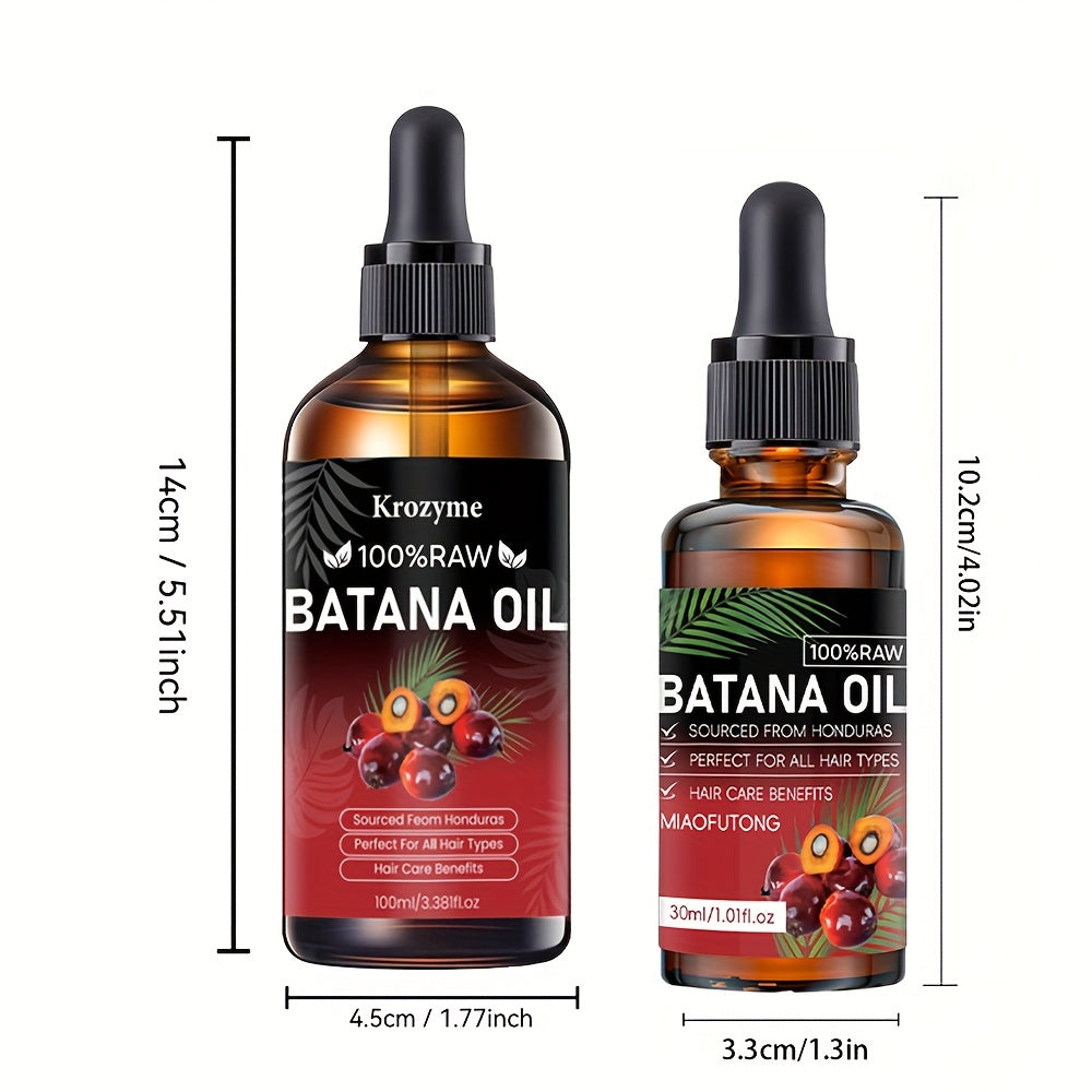 This Set of 2 Honduras Battana Hair Oil Nourishes Your Hair from The Roots to The Ends, Making It Stronger, Shinier, And Healthier. It Is Appropriate for All Hair Types