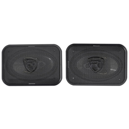 Pair 4x6" 3-Way Car Speakers, 500 Watts/70 Watts RMS, High-Performance Sound for Car Audio Systems, Durable and Reliable Design for Long-Lasting Use, Easy Installation for Upgrading Your Vehicle’s Audio System