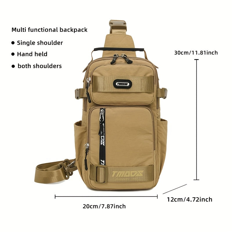 Unisex Fashion Anti-Theft Crossbody Bag - Lightweight Oxford Material, Secure Zip Closure, Adjustable Strap, Perfect for Travel & Everyday Use, Crossbody Ba