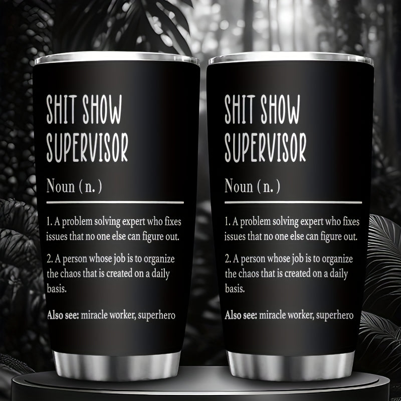 1pc Nurse-Themed 20oz Stainless Steel Tumbler - Double-Wall Vacuum Insulated Travel Mug with Print Cup, Hot/ for Nurses, Birthday & Valentine's/Mother's Day Gifts Suitable for Nurses, Healthcare Workers, Students