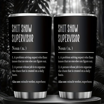 1pc Nurse-Themed 20oz Stainless Steel Tumbler - Double-Wall Vacuum Insulated Travel Mug with Print Cup, Hot/ for Nurses, Birthday & Valentine's/Mother's Day Gifts Suitable for Nurses, Healthcare Workers, Students