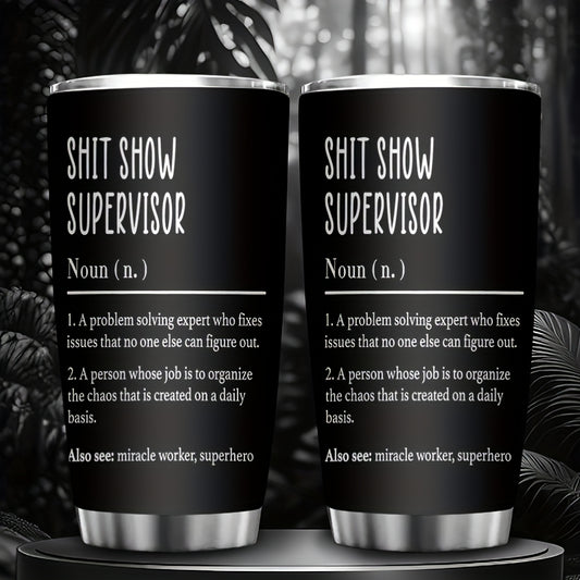 1pc Nurse-Themed 20oz Stainless Steel Tumbler - Double-Wall Vacuum Insulated Travel Mug with Print Cup, Hot/ for Nurses, Birthday & Valentine's/Mother's Day Gifts Suitable for Nurses, Healthcare Workers, Students