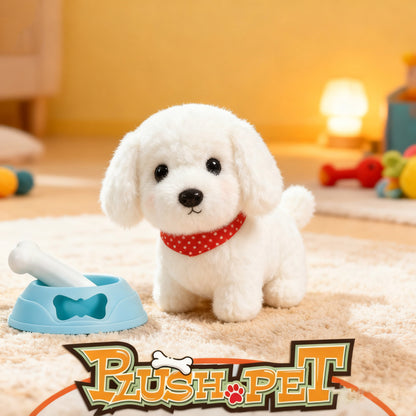 Interactive Electronic Pet Toy Dog, Robot Puppy That Acts Like A Real Puppy, - My Realistic Robotic Puppy, Dog Robot for Children, Robot Dog- Walking, Barking, Tail Wagging, New Year, Holiday Gift, Back-To-School Season Gift,