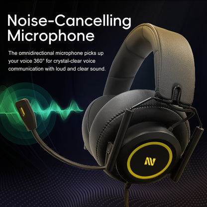 [Colusi M21 Gaming Headset] Colusi M21 Wired Gaming Headset | Soft Memory Foam Cushion, 3.5mm Audio Jack, Foldable Design for PC, PS4, PS5 - Golden, Portable