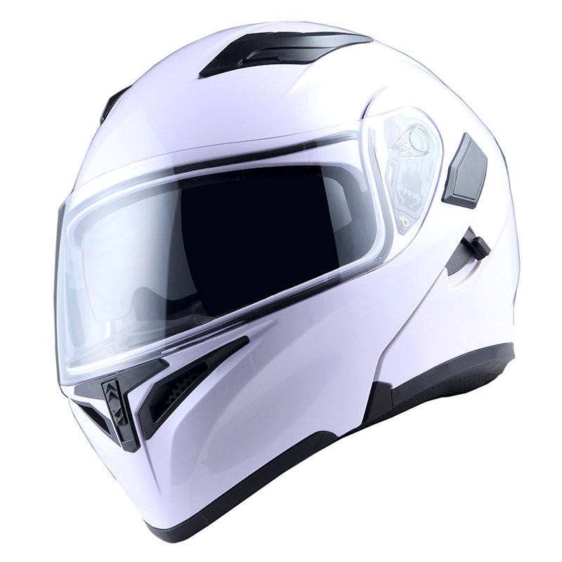 MOTORCYCLE MODULAR FULL FACE HELMET FLIP UP DUAL VISOR HELMET