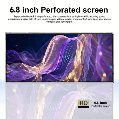 S25 Ultra 2026 Latest 6.8" Unlocked Android 5G Big Screen Phone - 12GB+256GB, 13MP+50MP Camera, USB Type-C Charging, Dual SIM Slot, 5G Support, USB Type C Charging, Take Big Pictures Day Or Night On The Go