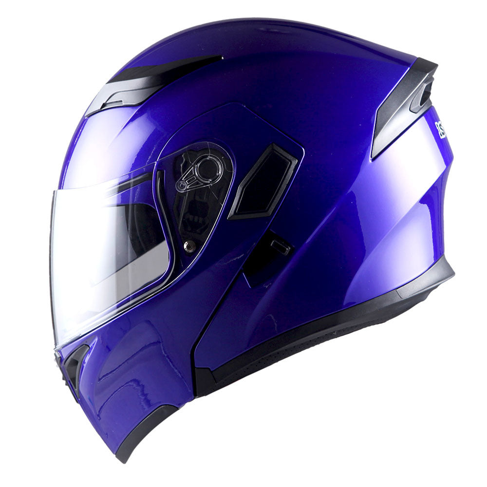 MOTORCYCLE MODULAR FULL FACE HELMET FLIP UP DUAL VISOR HELMET