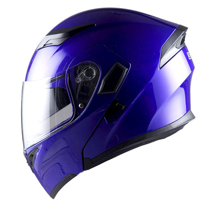 MOTORCYCLE MODULAR FULL FACE HELMET FLIP UP DUAL VISOR HELMET