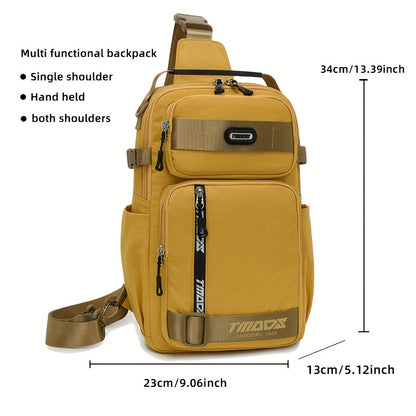 Unisex Fashion Anti-Theft Crossbody Bag - Lightweight Oxford Material, Secure Zip Closure, Adjustable Strap, Perfect for Travel & Everyday Use, Crossbody Ba