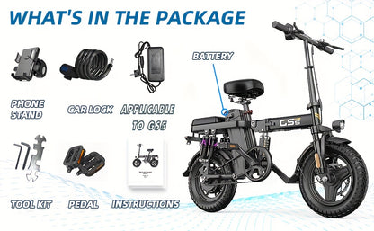 UPlee Peak Power 740W Electric Bike For Adults, 20MPH Full Shock Absorption Comfortable Riding, 48V6/8/10/15/17.5Ah, Max 32Miles Folding Ebike, 14'' Tubeless Off-road Tire, City Commuter