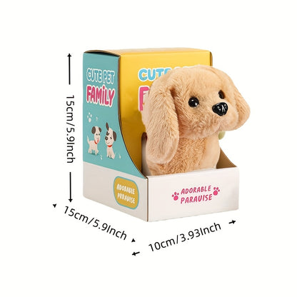 Two Lifelike Robot Puppies, Realistic Puppy Toys That Walk And Make Sounds, Super Cute And Soft Mini Robot Puppies, Perfect for Halloween And Christmas Gifts, Come In A Lovely Gift Box.