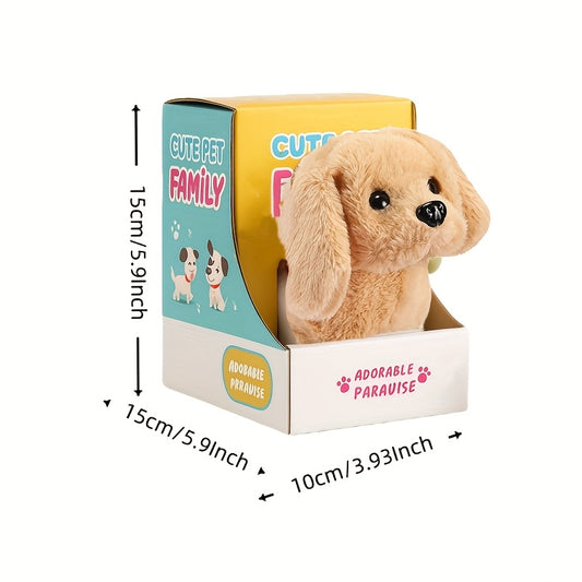 Two Lifelike Robot Puppies, Realistic Puppy Toys That Walk And Make Sounds, Super Cute And Soft Mini Robot Puppies, Perfect for Halloween And Christmas Gifts, Come In A Lovely Gift Box.