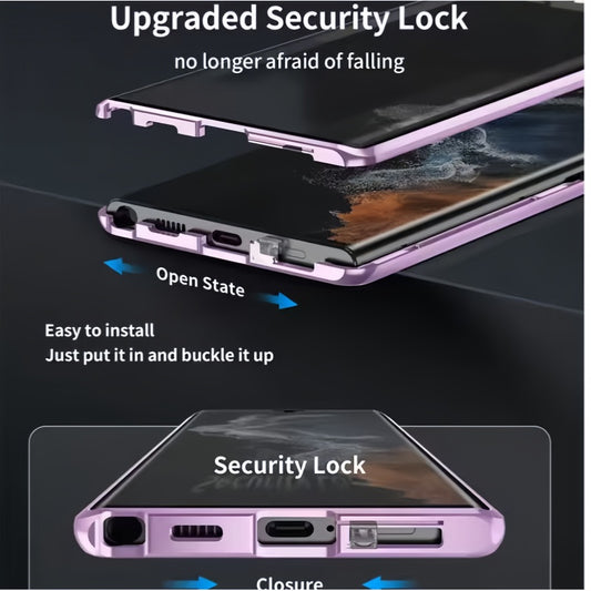 Phone Case: Exquisite Magnetic Phone Cases Compatible with Samsung S23FE, S24/Plus/Ultra/FE, S25/plus/FE/ultra/Edge, Featuring Magnetic Quick Attachment, Seamless Fit, Protection, and High-quality Feel, Fully Showcasing Conve