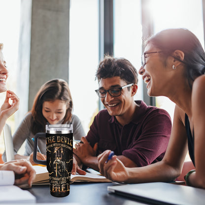 40oz Stainless Steel Tumbler with Lid - Custom Name Print, Double Wall Insulation, Break Resistant, Vacuum Insulated for Hot & Cold Drinks, Perfect for Outdoor Travel, Christmas Gift, Valentine's Day Gift, Spillproof Tumbler