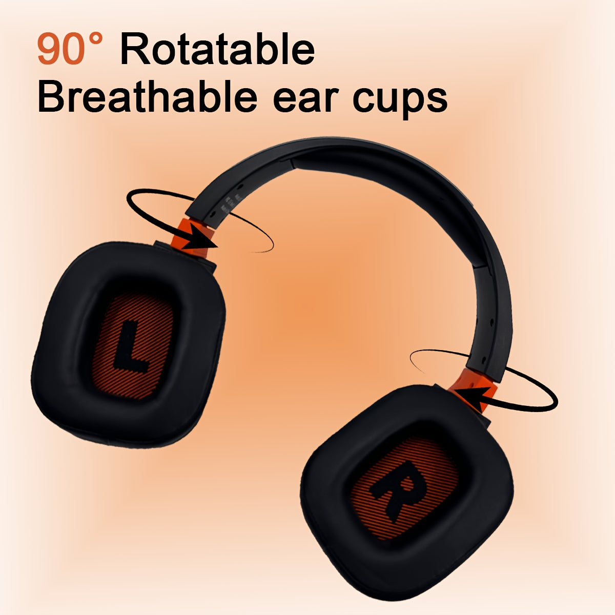 Colusi Gaming Headset with Detachable Mic, 2.4G Wireless USB Gamer Headphones with Mic for PS4PS5/Laptop/PC/Mac, Bass Surround, Suitable for Travel, Work, E-Sports Games, Music Various Scenarios, Work Headphones, Gaming Headp