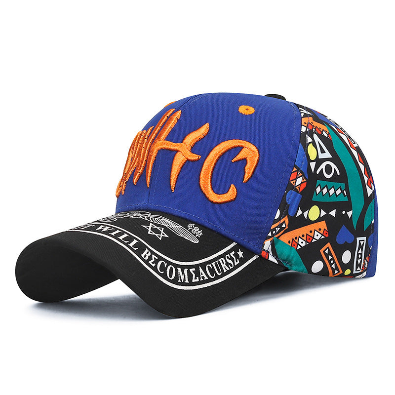 Korean-style Baseball Cap | Casual Fashion Letter Embroidery, Outdoor, Breathable Adjustable Unisex Snapback Cap for Men and Women