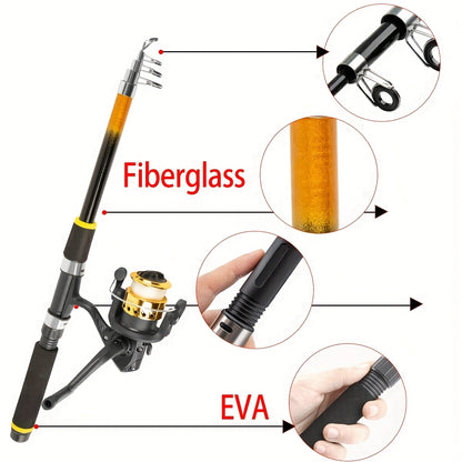 border sea rod road Asian rod full set of combination hard bait soft bait fishing wheel retractable fishing rod novice beginner suit full
