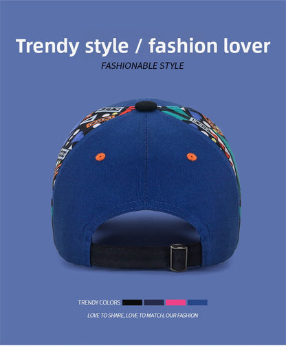 Korean-style Baseball Cap | Casual Fashion Letter Embroidery, Outdoor, Breathable Adjustable Unisex Snapback Cap for Men and Women