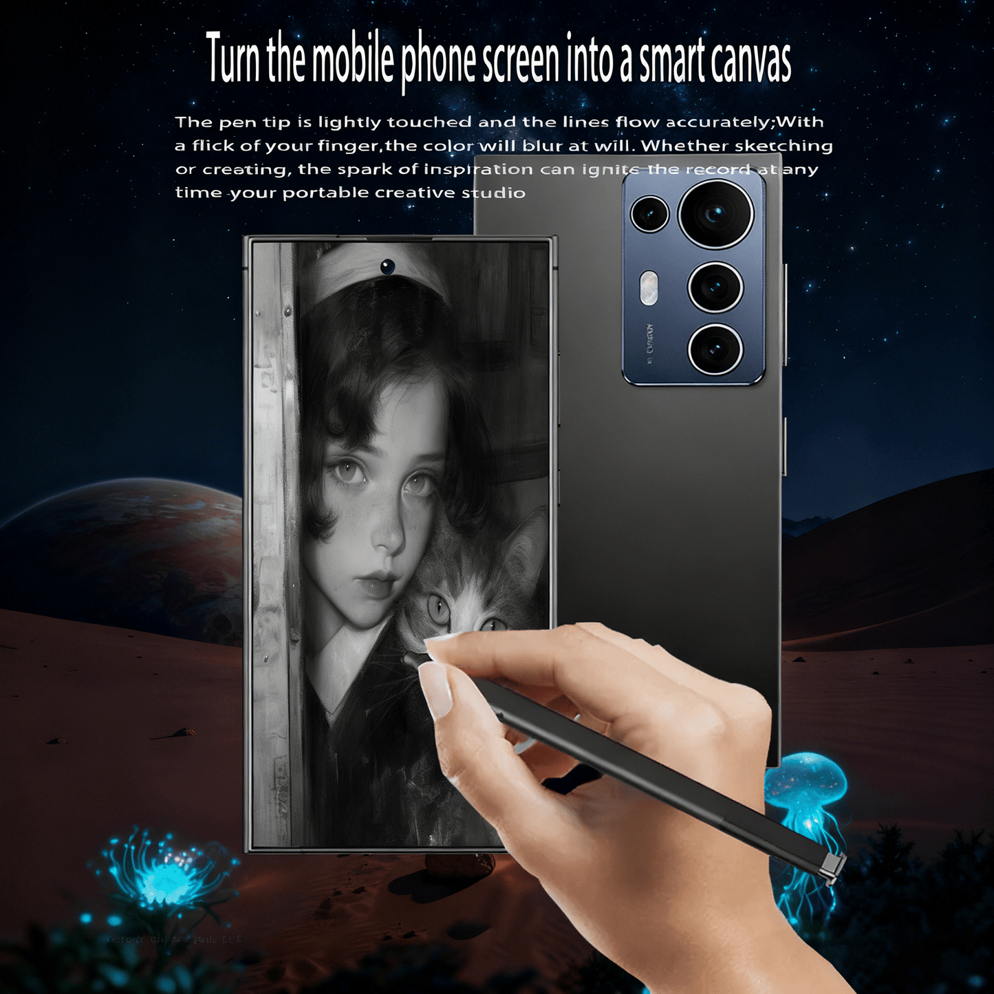S25 Ultra Unlocked Smartphone | Front and Rear HD Cameras, Built-in Stylus, Facial Recognition, Available in 6.8-inch 8GB+256GB HD Large Phone and 3.5-inch 3GB+64GB Portable Mini Phone, Perfect for Holiday Gifts