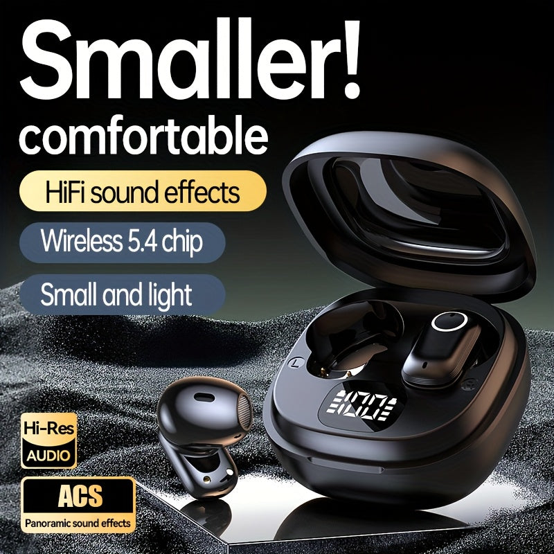 ACER TWS Wireless Earbuds with Deep Noise Reduction - 50h Long Standby, Low Latency, HIFI Stereo Sound, Touch Control, Rechargeable Lithium Battery, Ideal for Running & Sports, Sports Headphones|Ergonomic Design|Durable Plast