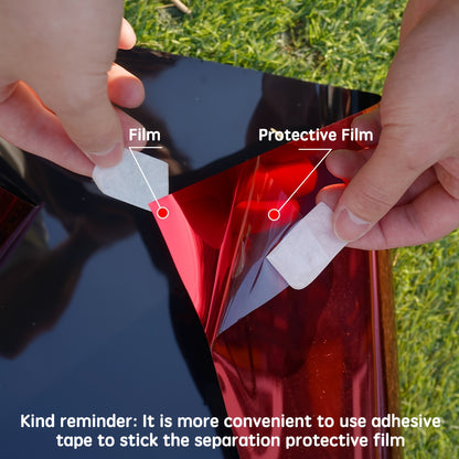 RV Dual tone Gradient Thermal Insulation Film - Explosion proof, Color Contrasting Car Solar Sunshade - Suitable and Easy to Install PET Material Accessories Window Sticker Kit Window Film Suitable for RV RV Glass and Home Wi