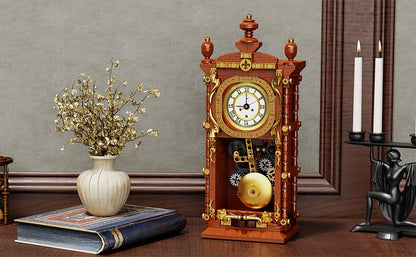 700+pcs Creative Clock Model • Building Blocks Set • Retro Swaying Clock • Alarm Function • Desktop Decor • Gift for Ages 6+