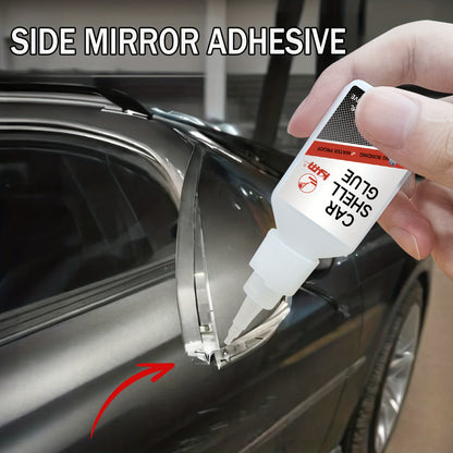 KJM Heavy-Duty Plastic Adhesive Glue Suitable for Car Bumper Repair, Liquid Bonding Agent for Auto Body Parts, Crack Fix & Resin Glue for Plastic Panel Fix, DIY Vehicle Maintenance, Compatible for Bumper, Mirror Base & Panel