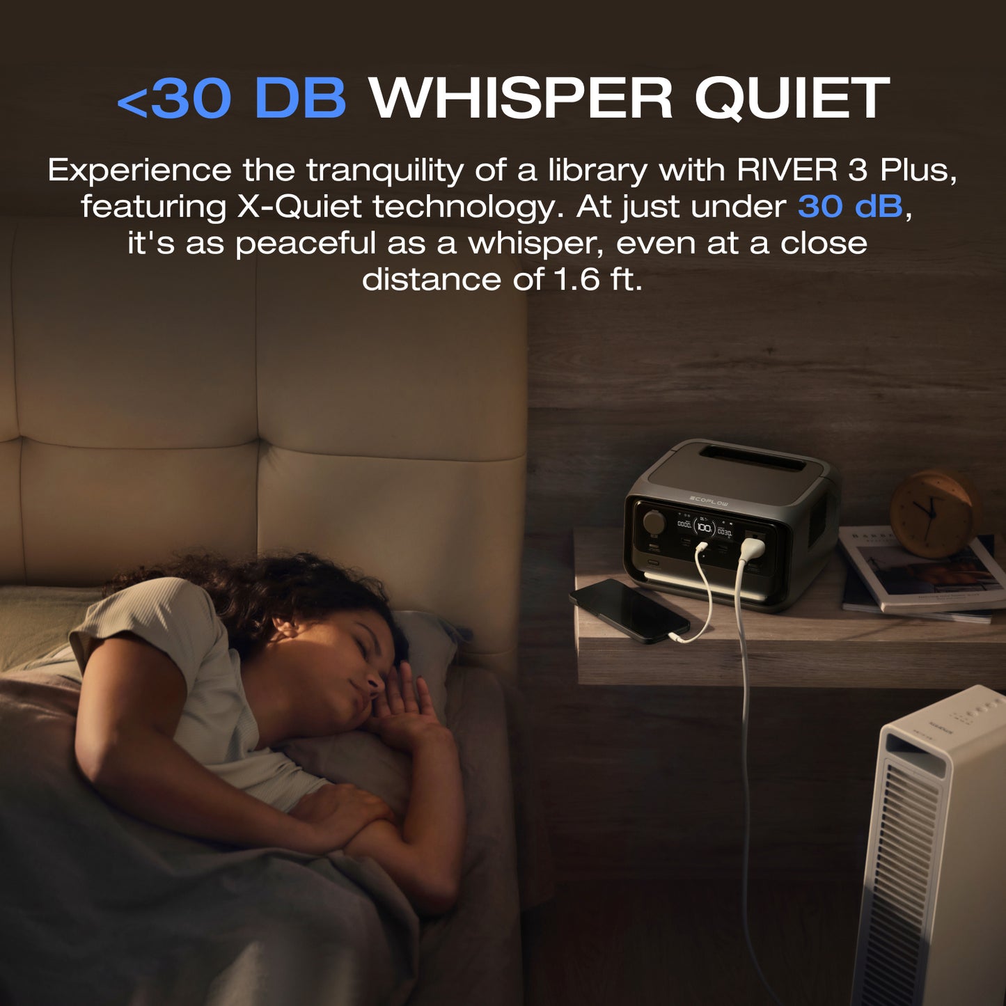 EcoFlow River 3 Plus Portable Power Station with 60W Portable Solar Panel, 286Wh LiFePO4 Battery, 3 Up to 1200W AC Outlets, <10 MS UPS,1Hr Fast Charge, <30dB Ultra-Quiet Solar Generator for Camping/RV