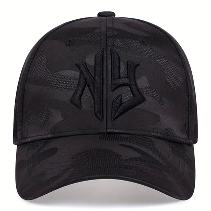 Trendy Embroidery Camouflage Baseball Cap Unisex Hip Hop Dad Hat Lightweight Adjustable Sun Hats For Women & Men