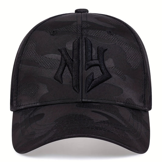 Trendy Embroidery Camouflage Baseball Cap Unisex Hip Hop Dad Hat Lightweight Adjustable Sun Hats For Women & Men