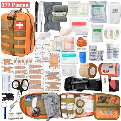 Versatile Portable Emergency Kits: All-in-One Survival, First Aid & Medical Packs Must-Have for Camping, Hiking & Travel, Travel Medical Kit, Camping First Aid, First Aid Pack, Medical Emergency Kit, Compact Design, Portable