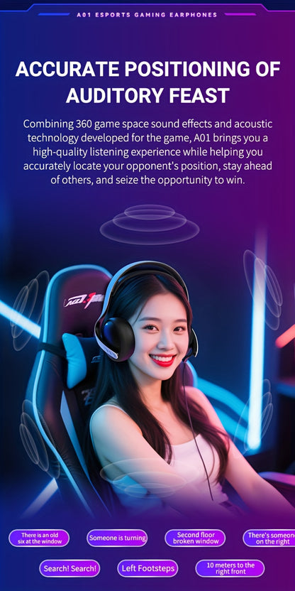 FonkiiDokii 7.1 Surround Sound Gaming Headphones with Noise Isolation, 3.5mm USB-C Cable & Built-in Mic | 2.4G Wireless, 5.4BT Connection, Comfort Fit, Closed-Back Design