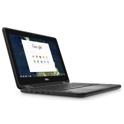 Dell 5190 2 in 1 TouchScreen Chromebook 11.6and#0344GB Ram 32GB SSD Used-GOOD