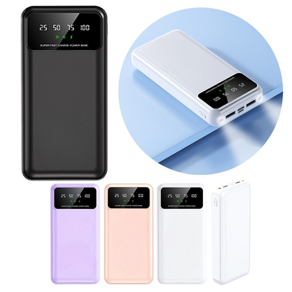 65000mAh High-capacity Portable Power Bank, Portable USB Charger, for iphone17/ 16/ 15/ 14/ 13/ 12/ 11/ XS, Portable Charger with LED Power Display Outdoor Travel Emergency Backup Power Bank, Best Gift for Halloween And Chris
