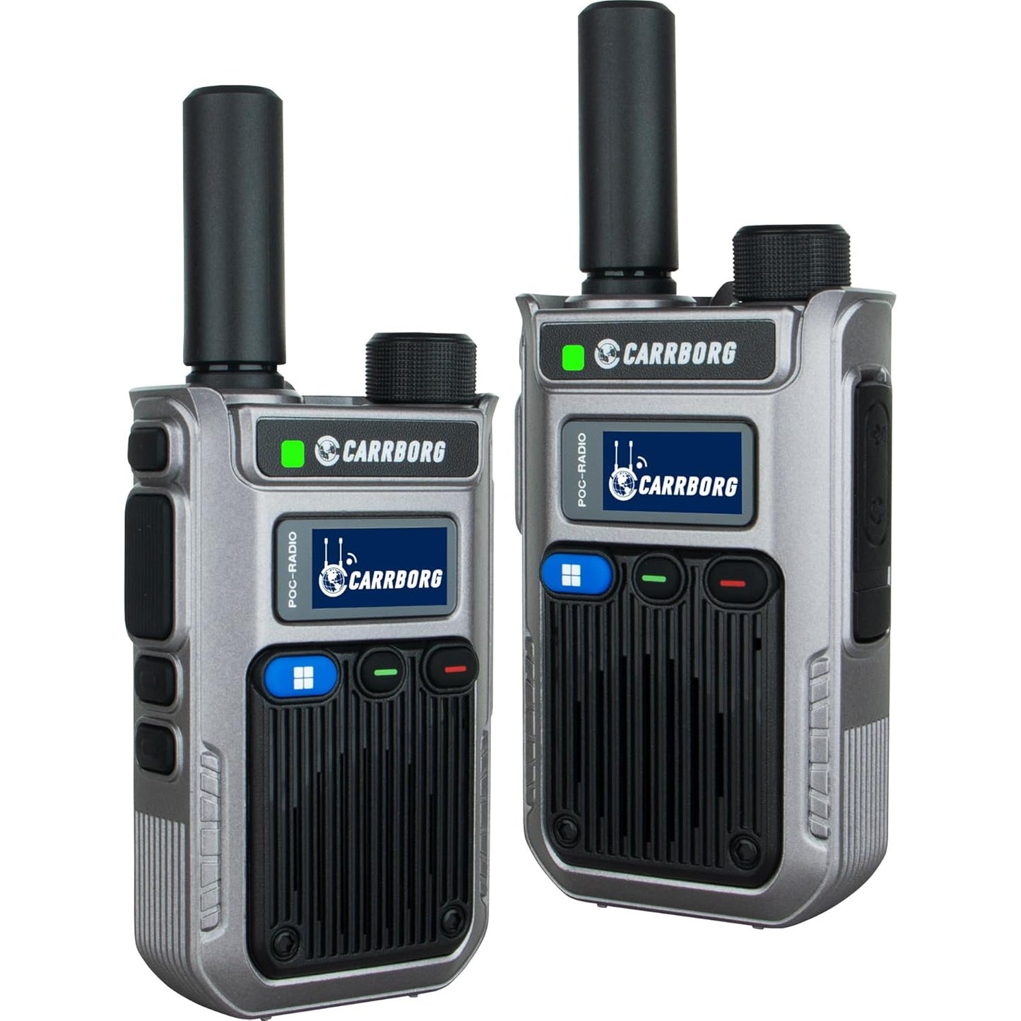 Nationwide Fast Radios Unlimted Range Lifetime Free LTE Walkie Talkies Long Range Two Way Radios Global PoC with SIM Cards(2 Pack), Team Coordination, Longrange Communication, Lightweight Radio, Durable Build, Reliable Commun